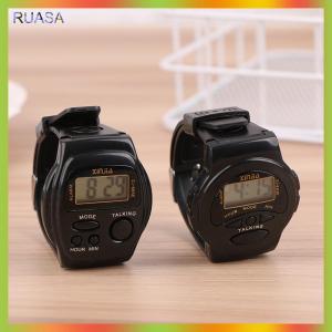 RUASA A Talking Clock That Speaking The Time In English Digital Alarm Clock For The  Elders Or Children Time Reporting Chime