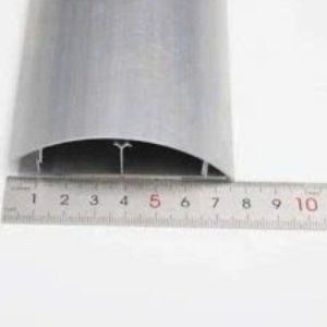 Nẹp luồn dây điện D80 nẹp bán nguyệt nhôm thanh dài 2m