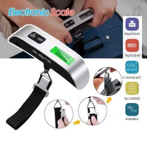 ✅100% Original Smilee Portable Luggage Scale Hanging Scale with Strap Electronic Digital Scale 50KG/110LB
