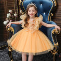 Girl's Lace Princess Dress Puffy Tutu Dresses Baby Kids Girl Birthday Gifts Children Party Formal Clothing Ball Gowns for 2-10 Years. 