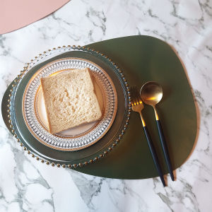 Loftyan Nordic PU Reversible Placemats For Dining Table Mat Waterproof Oil Insulated Placemats