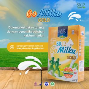 SR12 GoMilku Gold Susu Kambing SR12 Etawa Asli Atasi Nyeri Sendi Pegal Linu / Membantu Melancarkan ASI / Meningkatkan Kesehatan Saluran Pernafasan / Membantu Mengurangi Tekanan Darah Dan Kolesterol Tubuh