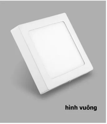 Đèn LED ốp nổi trần tròn vuông 12w 18w 24w ánh sáng trắng