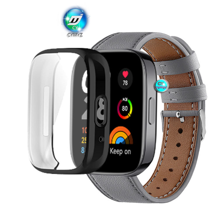 Redmi Watch 3 Active Strap Leather Strap For Redmi Watch 3 Active Smart