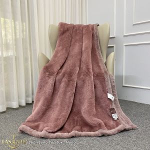 Chăn lông cáo Lux 5.6Kg Lasante nhập khẩu êm ái mềm mại thiết kế sang trọng đẳng cấp 200*230cm