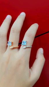 Cincin Xuping Permata Sirkon Dewasa dilapisi Emas 18k