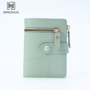 Forever Young Dompet Uang Lipat Wanita Model Terbaru Muat Banyak CY1012 Bahan PU Ada Zipper Kancing
