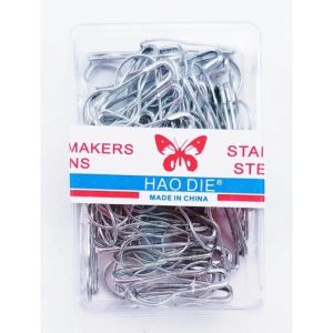 Peniti Labu Warna Hitam Silver Gold Pins Bohlam Fashion Aksesoris Pin Hijab Safety Jarum Stainless Anti Nyangkut