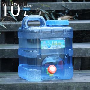 Outdoor Sports Water Bottle with Leak-Proof Spigot 1.8L for Hiking and Travel Perfect for Camping and Adventure