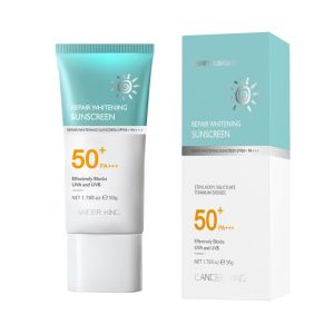 Lancer King Sunscreen Cream SPF50+ PA++++ - Waterproof & Non-Greasy 50g Perfect For Beach & Summer Sunscreen Sunblock