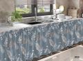 Black grey kitchen sink curtain 1 Lababo sink curtain lower half Kurtina cotton 70cm * 150cm Kurtina sa Lababo. 