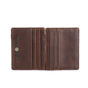 Hiram Da Thật Mini ma thuật ví cho nam RFID Slim Ví Đựng Thẻ Ví Kẹp Tiền Ví đựng xu siêu mỏng Ví Nhỏ Ví cho nam Quà Tặng