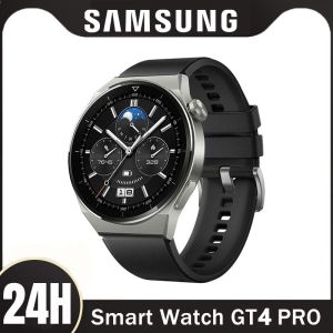 Samsung Galaxy Watch GT4 Pro 2025 New Smart Watch Waterproof Sports Fitness Modes Blood Sugar Heart Rate Monitor Applicable To Android IOS System Bluetooth Touch Screen Sport Watch for Men Women