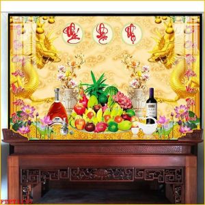 Tranh Laminate Tráng Gương - Tranh Treo Phòng Thờ