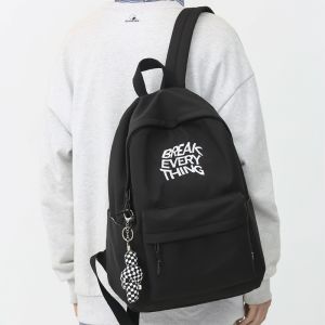 Tas Ransel Multifungsi Tahan Air Motif Grafis - Warna Cacao/Maroon/CACAO/PEACH