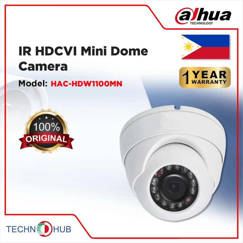 DAHUA IR HDCVI Mini Dome Camera HAC-HDW1100MN 1Megapixel 720P Waterproof