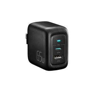 imuto 65W USB C Compact Wall Charger GaN PPS Fast Dual-Port Foldable Travel Charger for Pro/Air Chromebook GalaxyBook XPS 13 Pixelbook Surface iPad Pro Steam Deck and More