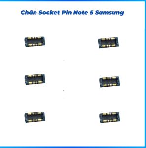 Chân socket pin trên main Note 5 samsung
