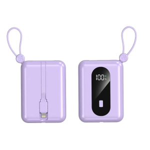 120W Super Fast Charging Powerbank 20000mAh Portable Powerbank With iPhone/Type-C 2-in-1 Cable