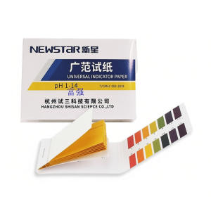 Giấy Quỳ Tím Thử Độ pH Thang Đo Từ 1 Đến 14 - 80 miếng kèm bảng màu