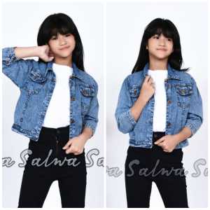 jaket anak perempuan jeans keren