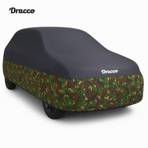 Cover Mobil Fortuner Motif Loreng Dualproof DRACCO Waterproof Tebal Anti Panas Hujan Debu