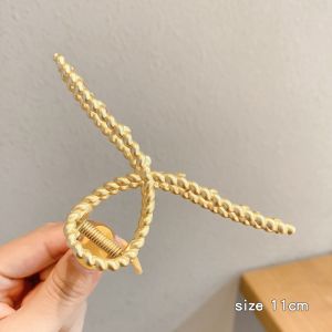 【Limited Stock】Elegant Big Pearl Hair Claws Clips for Women Big Size Acrylic Hair Clips Hairpins Hair Crab Barrettes
