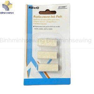 Đệm mực KW-TRIO 0510007 dùng để thay thế cho máy đóng số (GIÁ VỈ GỒM 3 MIẾNG)