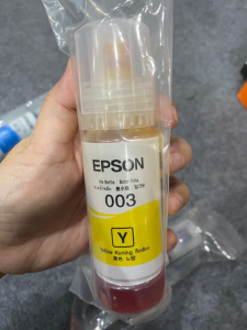 (BOX พร้อมกล่อง)EPSON 003 หมึกแท้ 100%/ราคาถูก 4 สี BK C M Y(L1110/L3100/L1210/L3101/L3106/L3110/L3150/L3250/L5190) 65ml