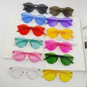 TOKO49 - Kacamata Wanita Transparan Kacamata Pria Sunglasses Frameless