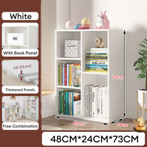 EURAKE Open Bookcase Cubby Storage Cabinet Modular Cube Storage Room Divider Cubby Unit Multi Cube Display Stand