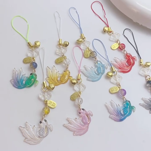 8ชิ้นสายโทรศัพท์ปลาช่วยเพิ่มโทรศัพท์มือถือของคุณด้วยสัมผัสของประเพณีเหมาะสำหรับโอกาสต่างๆและการตั้งค่า