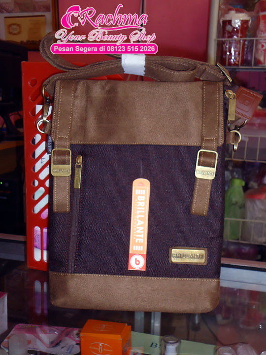 Tas Brillante Horison Braya Man Bag Brown Brilante Bag Tas