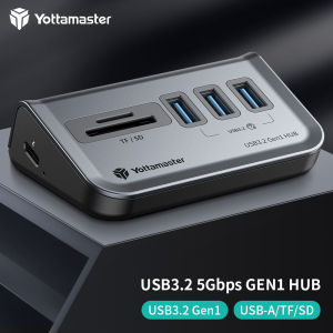 Yottamaster 10Gbps Ub3.2 Gen2 Loại C Hub 4 Cổng 7 Cổng Pd60w Tốc Độ Cao Đa Chức Năng Mở Rộng trạm nối Xách Tay USB C OTG Mở Rộng Hub Cho MacBook Air M1 M2 Máy Tính Xách Tay PC USB Bộ chia cổng bên ngoài Phụ kiện Máy tính bộ chuyển đổi USB