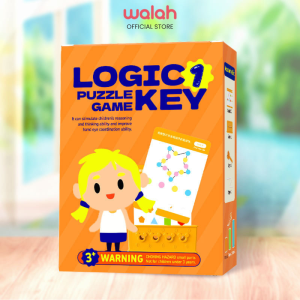 Logic Key Kids Board Game Shape Numbers Puzzle Toddler Toys Smart Logical Thinking Games