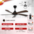 (Sirim) Fiero Ceiling Fan NICA 56 Remote Control 6+6 Speed 5 ABS Blade Kipas Siling Syiling Cooling 风扇. 