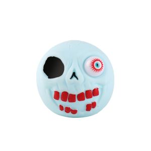 XYAX Soft Eye-popping Skull Toys Novelty Slow Rebound Halloween Prank Toy Elastic Clown Squeeze Fidget Toys Children/Kids