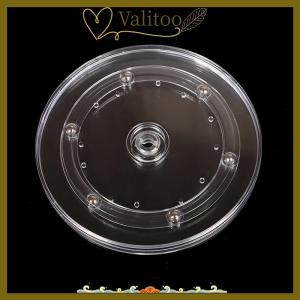 [Valitoo] Bàn xoay Acrylic trong suốt 360 xoay hiển thị đứng Vòng cơ sở lười biếng đồ trang sức trang trí nội thất xoay tấm đồ nội thất phần cứng