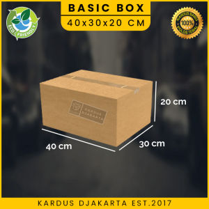 (5 PCS) KARDUS / KARTON BOX POLOS Uk. 40x30x20 CM