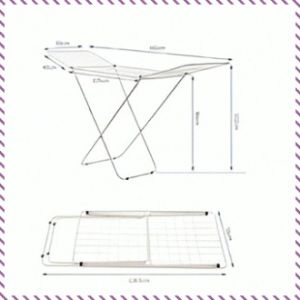 ราวตากผ้า ทนต่อการสึกหรอ แห้ง มั่นคง ป้องกันสนิม ไม่ใช้พื้นที่ เสื้อผ้าเด็ ก ันลื่น