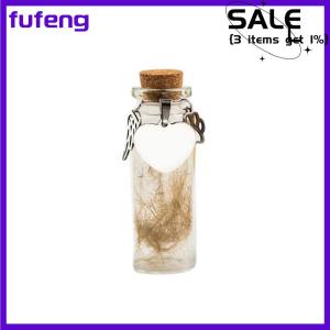 fufeng Pet memorial chai cho pet chó lông mèo lông lưu niệm chai lưu trữ với 3 bạc phụ kiện Pet memorial urn container