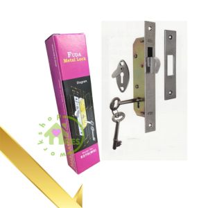 FUDA 5370 Heavy-Duty Gate Lock with Security Latch and Key