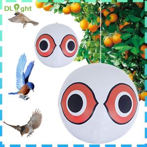 【New Arrival】 Electric Inflatable Bird Repeller 40CM Anti-Bird Scare Eye Ball for Garden Outdoor Pest Control