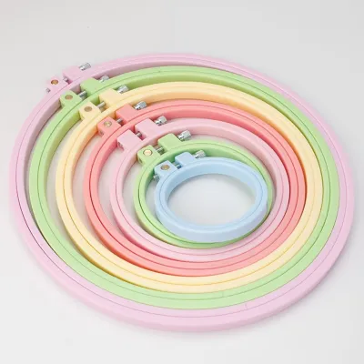 สะดึงปักผ้า สะดึงพลาสติก สะดึงกลม มี 7 ขนาดให้เลือก สะดึง สุ่มสี