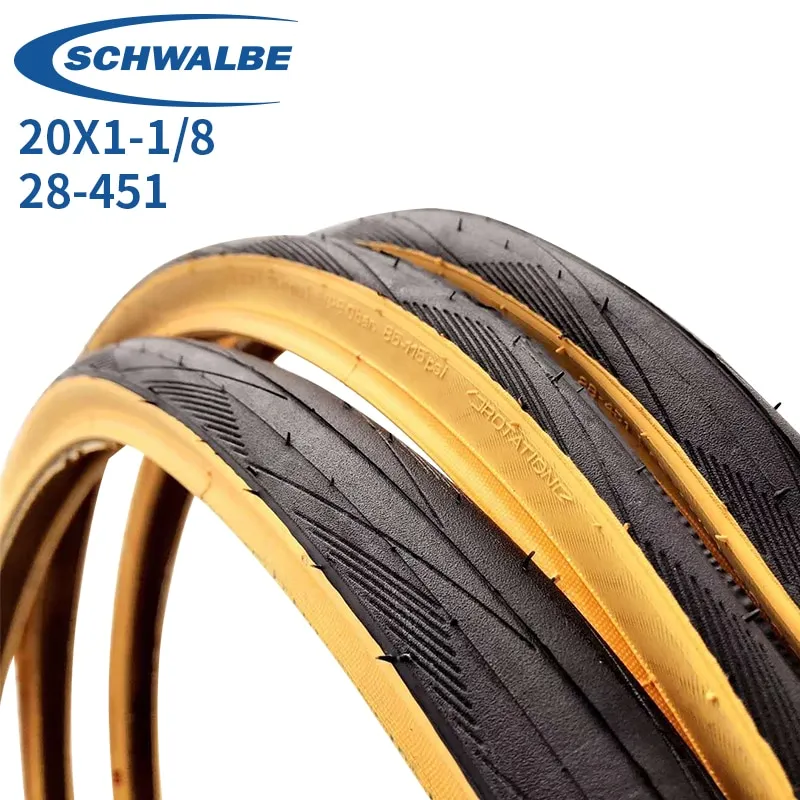 Legit】Schwalbe ONE DURANO 20*1-1/8 451 Lốp Xe Đạp Lốp Vành Màu - Main Image