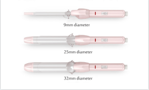 RIWA Wand Curling Iron 9 mm Two Temperature Control Hair Crimper Curl Hair Styling Tools Wave Iron Tongs For Curling Hair RB-810