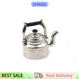SHNGki 1 12 Dollhouse Miniature Tea Kettle Tea Pot Pretend Play Furniture Toys