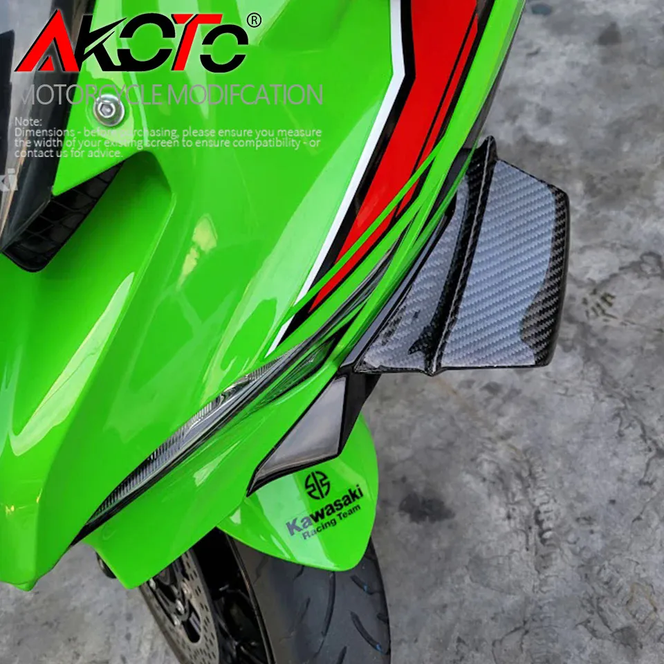 ZX25R/ZX4R カーボンフロントウイングレット （Kawasaki Ninja