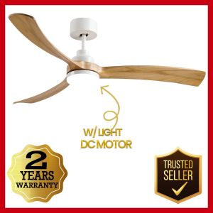 MYKE CF8081/ HC9799 Ceiling Fan (52") (Rubber Bronze Wood Color) (2 yrs Warranty)