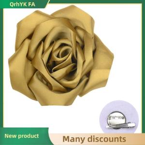 READY STOCK✨ Exaggerate Multi-layer Fabric Rose Flower Brooch For Women Girl Magazine Wedding Shoot Accessory Pin Dress Suit Corsage